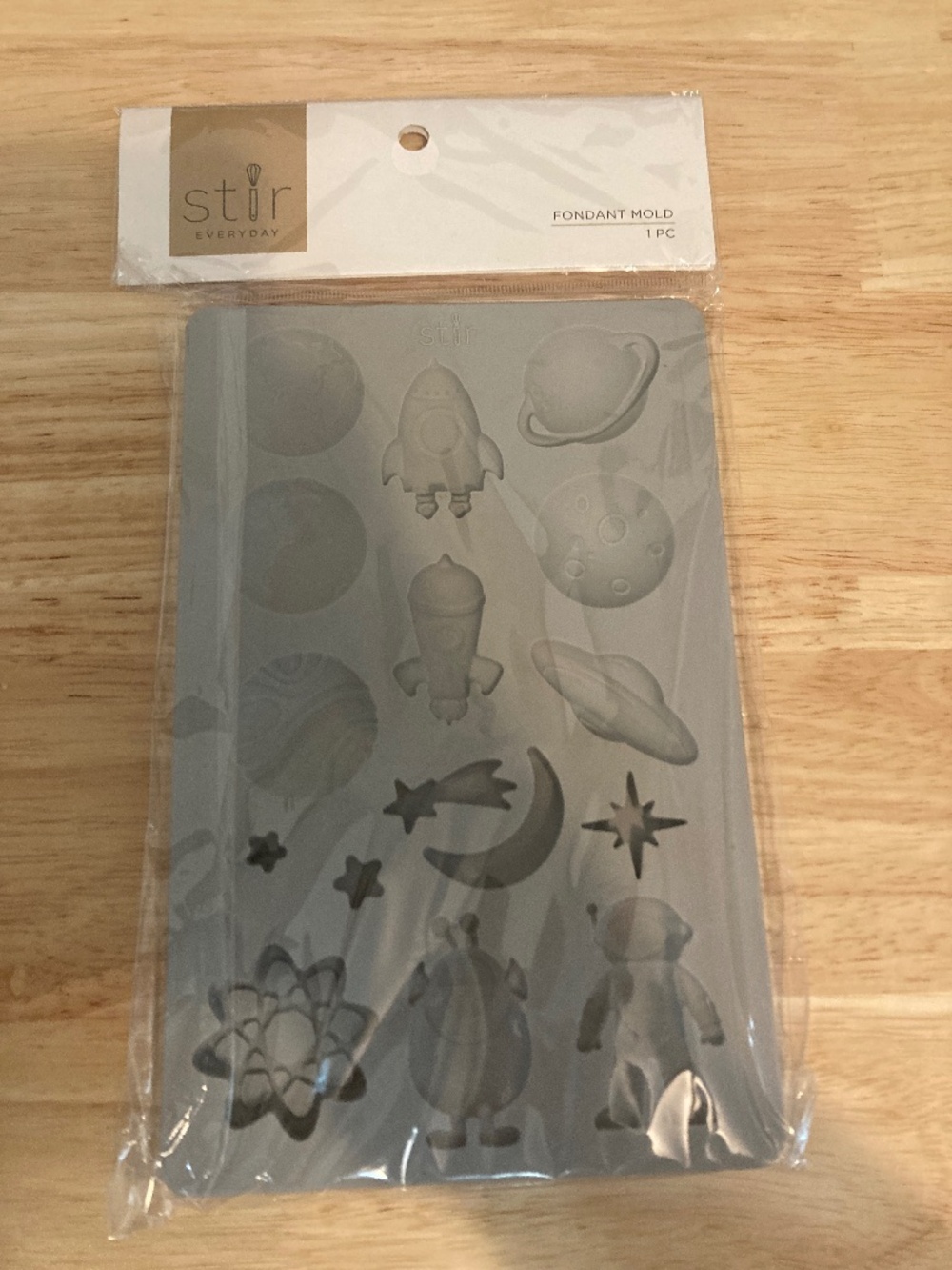 5" x 8" Outer Space Silicone Fondant Mold by STIR New